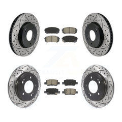 Transit Auto KDC-101072 Disc Brake Kit for 2021-2023 Hyundai Elantra - Front and Rear product image