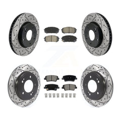 Transit Auto KDC-101073 Disc Brake Kit for 2021-2023 Hyundai Elantra - Front and Rear product image