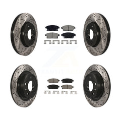 Transit Auto KDC-101076 Disc Brake Kit for 2011-2017 Chevrolet Cruze, Buick Verano, Chevrolet Orlando & more - Front and Rear product image