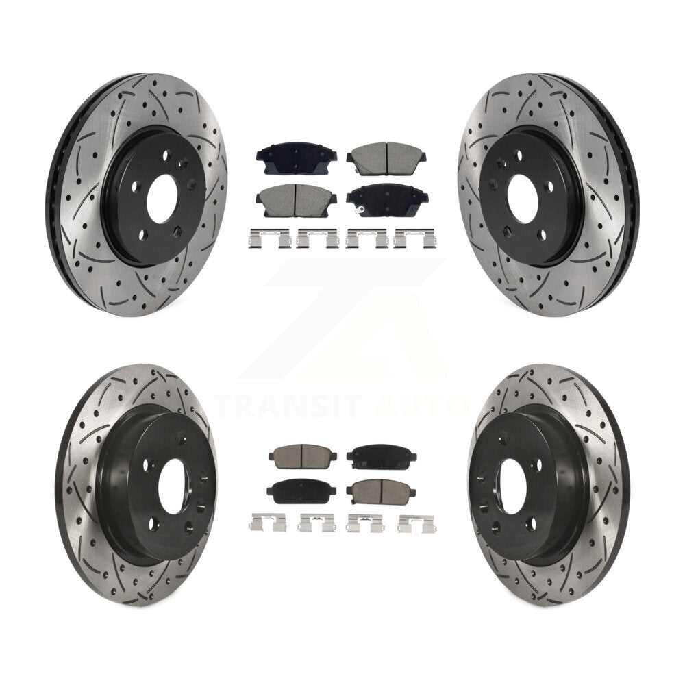 Transit Auto KDC-101077 Disc Brake Kit for 2013-2017 Buick Encore, Chevrolet Trax - Front and Rear product image