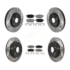 Transit Auto KDC-101077 Disc Brake Kit for 2013-2017 Buick Encore, Chevrolet Trax - Front and Rear product image