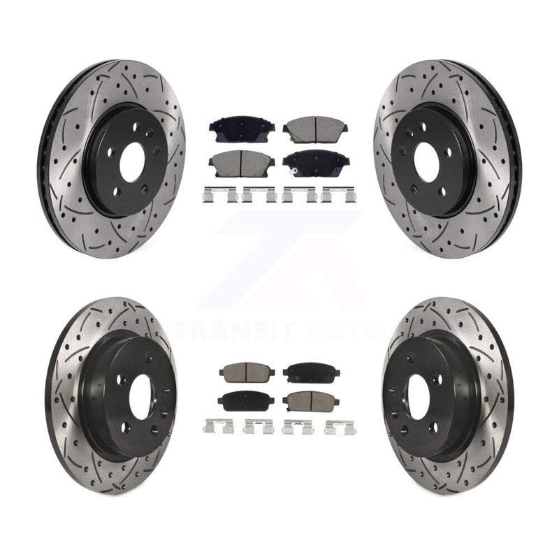 Transit Auto KDC-101077 Disc Brake Kit for 2013-2017 Buick Encore, Chevrolet Trax - Front and Rear product image