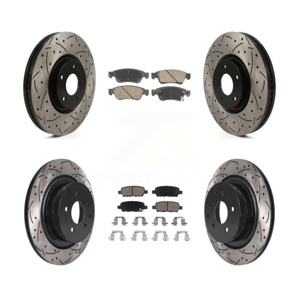 Transit Auto KDC-101078 Disc Brake Kit for 2007-2015 INFINITI Q60, INFINITI G35 - Front and Rear product image