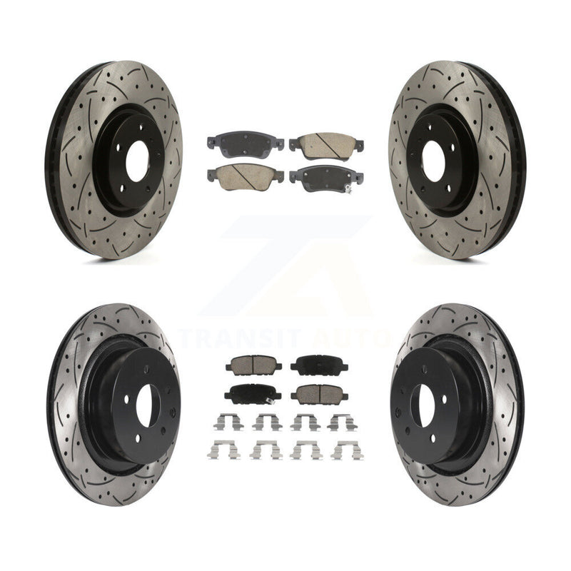 Transit Auto KDC-101078 Disc Brake Kit for 2007-2015 INFINITI Q60, INFINITI G35 - Front and Rear product image