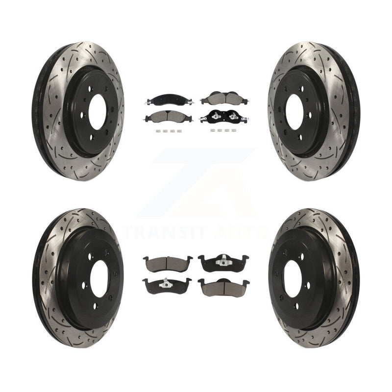 Transit Auto KDC-101086 Disc Brake Kit for 2007-2009 Ford Expedition, Lincoln Navigator - Front and Rear product image