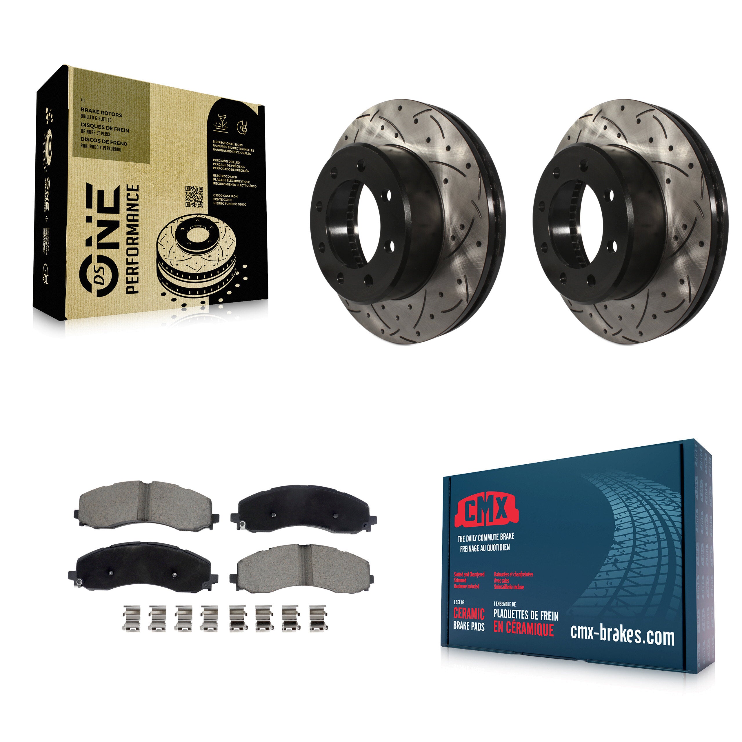 Transit Auto KDC-101088 Disc Brake Kit for 2019-2024 Ram 2500, Ram 3500 - Front product image