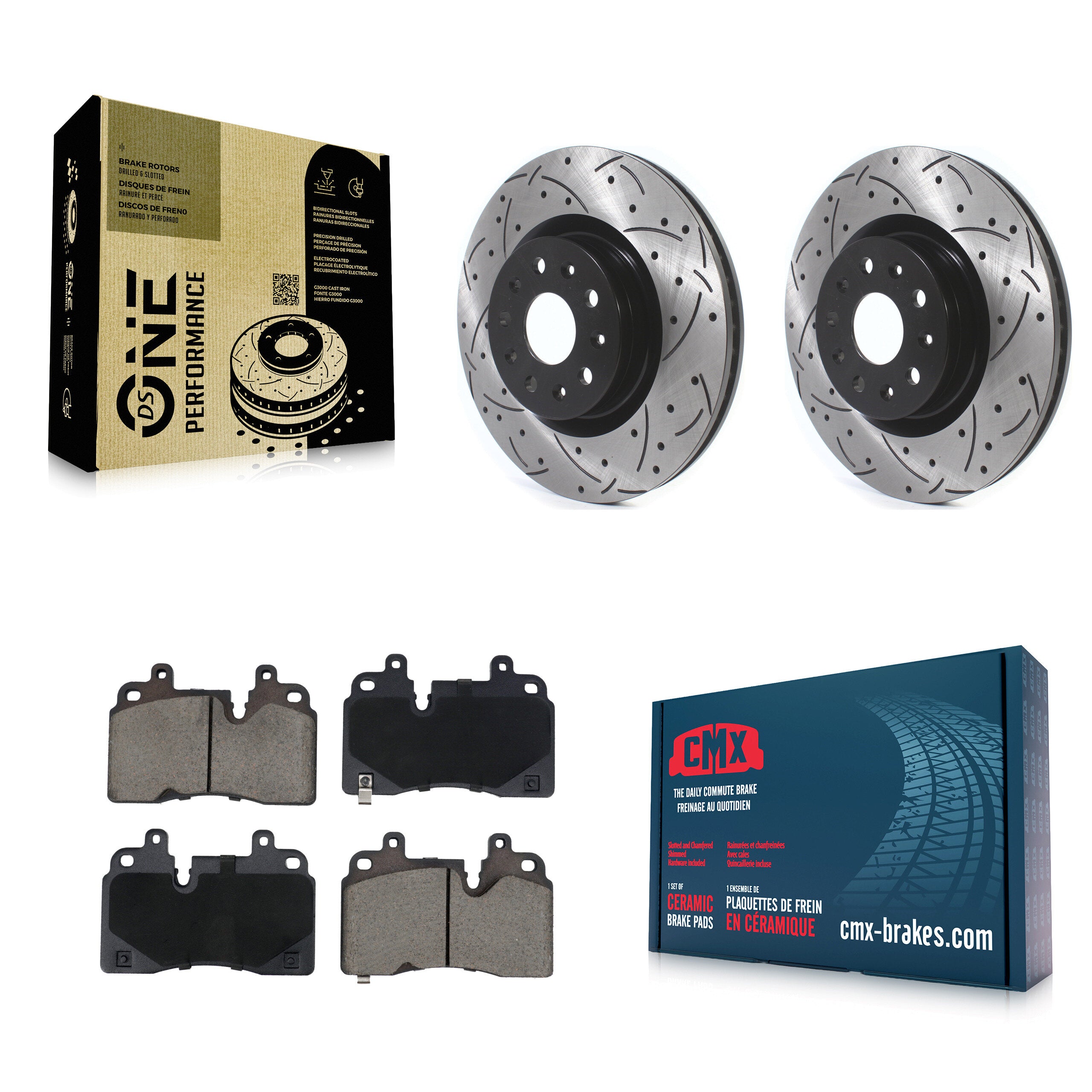 Transit Auto KDC-101094 Disc Brake Kit for 2019-2020 Cadillac CT6 - Front product image