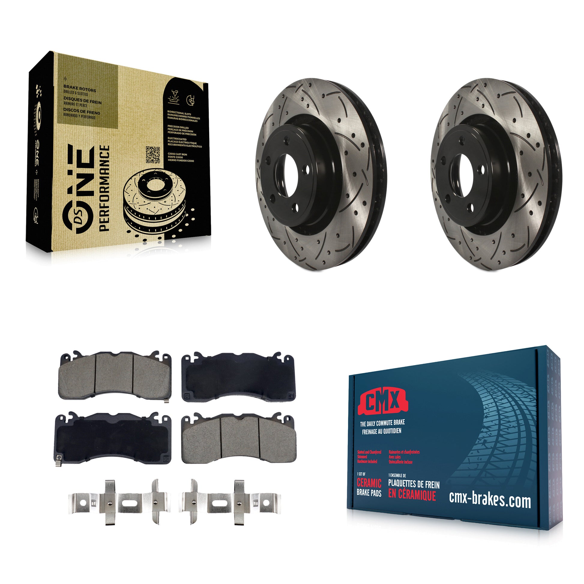 Transit Auto KDC-101099 Disc Brake Kit for 2015 Ford Mustang - Front product image