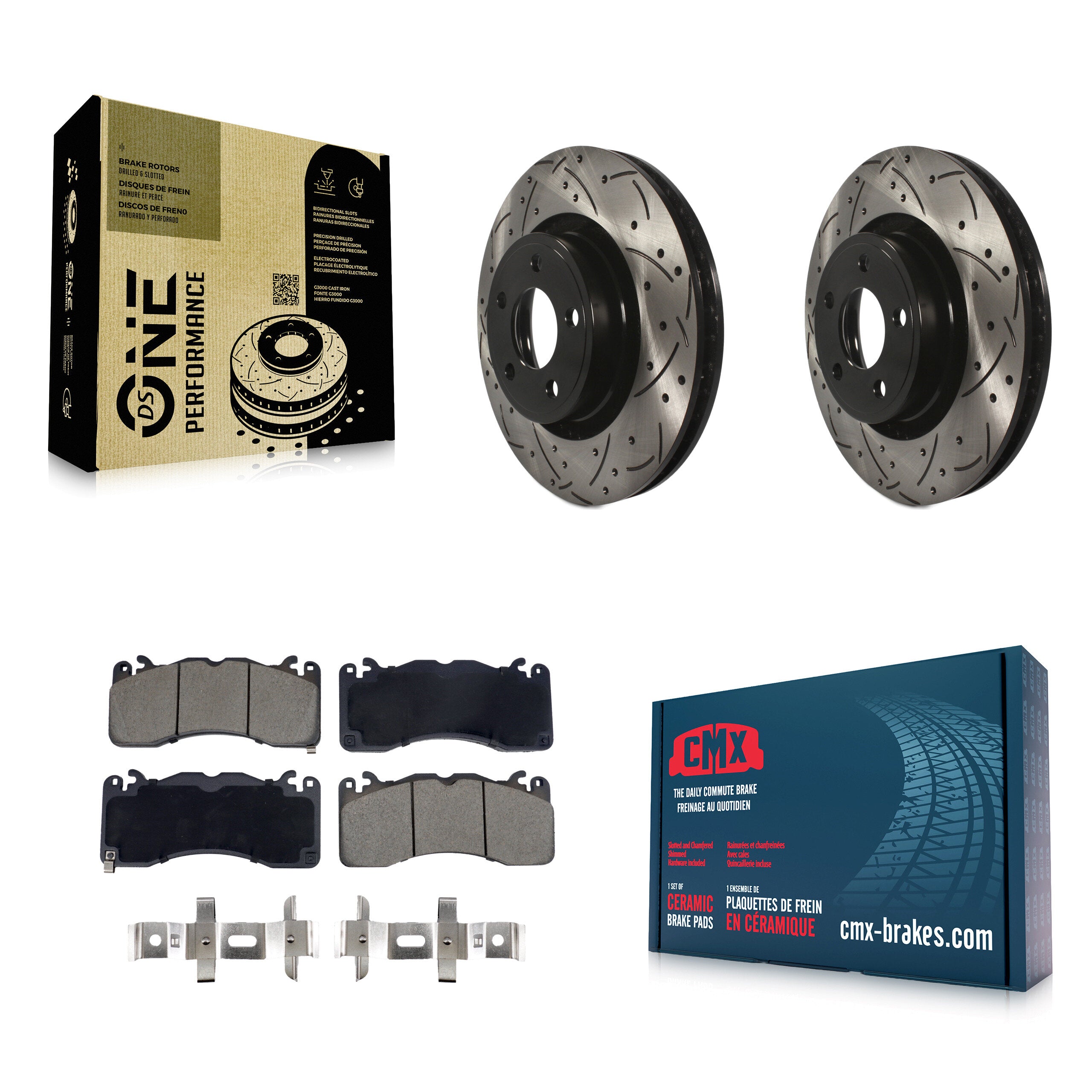 Transit Auto KDC-101099 Disc Brake Kit for 2015 Ford Mustang - Front product image