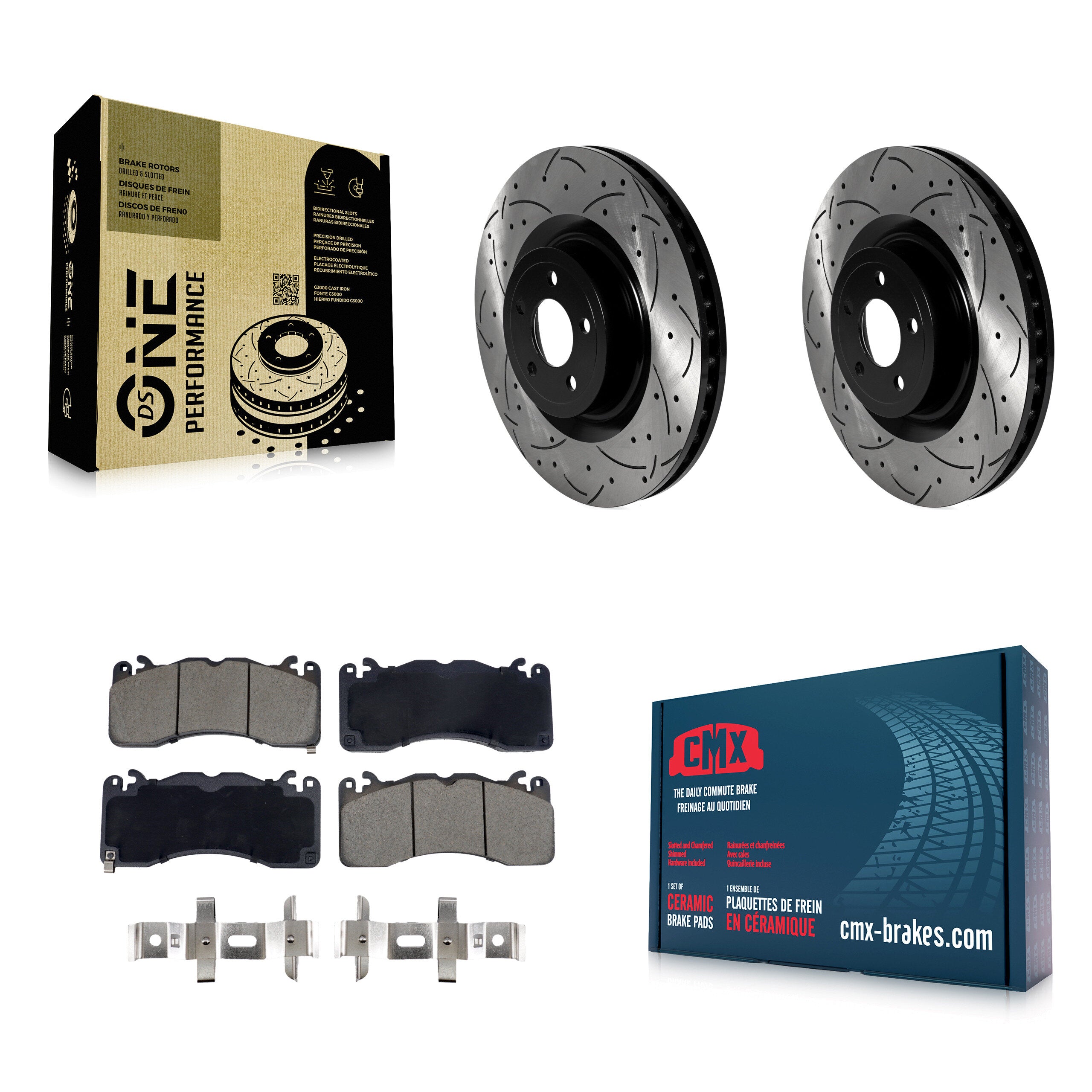 Transit Auto KDC-101100 Disc Brake Kit for 2015-2022 Ford Mustang - Front product image