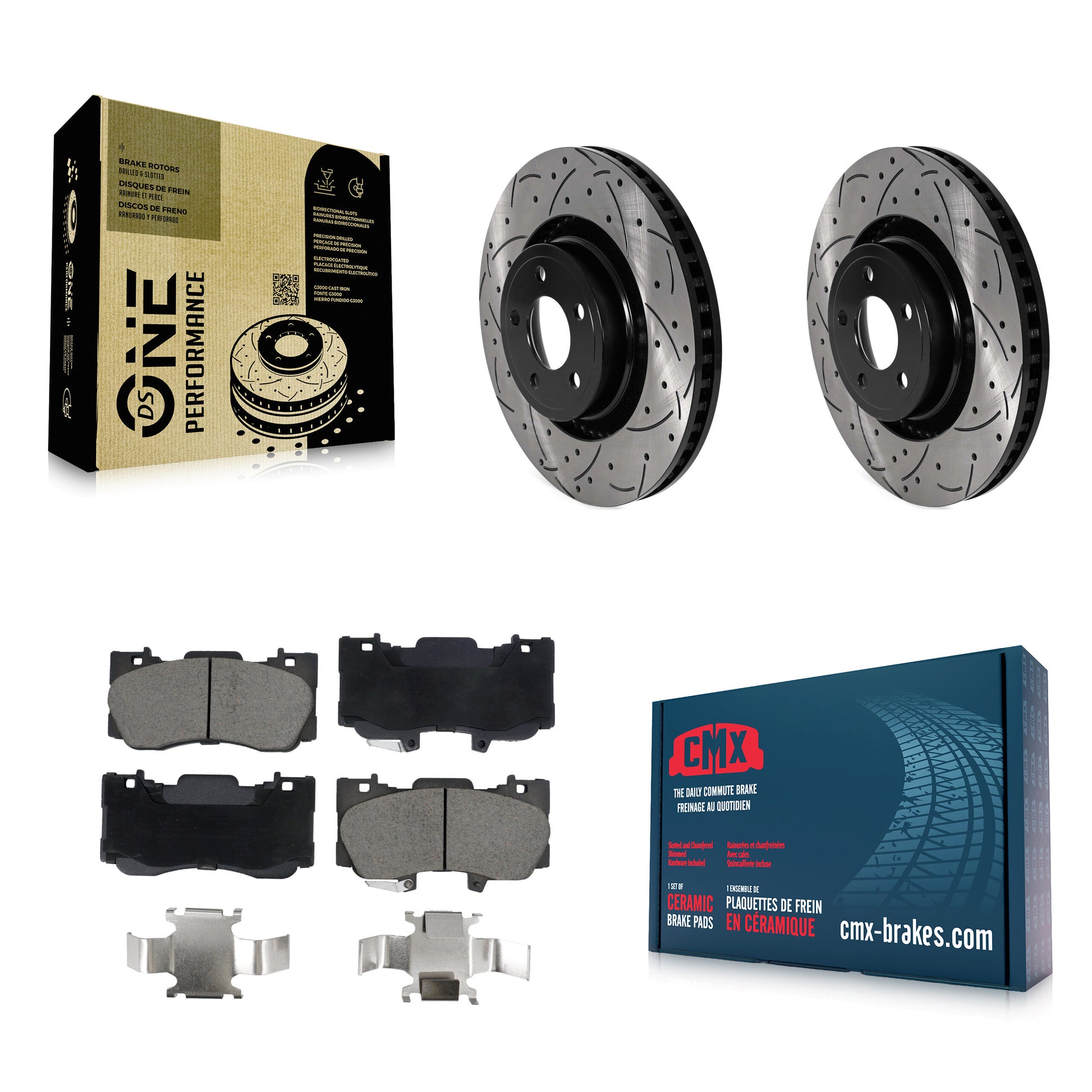 Transit Auto KDC-101101 Disc Brake Kit for 2015-2019 Ford Mustang - Front product image