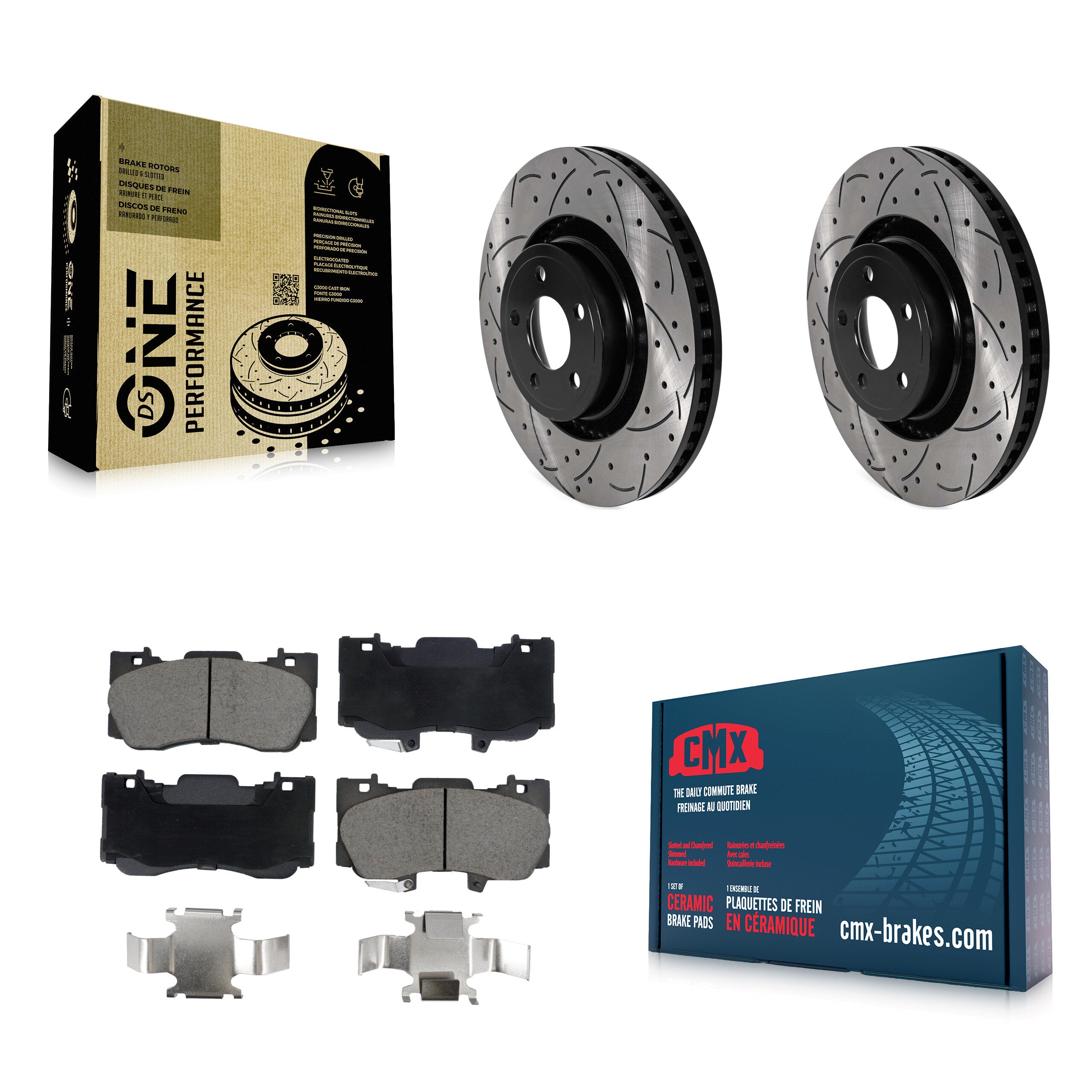Transit Auto KDC-101101 Disc Brake Kit for 2015-2019 Ford Mustang - Front product image