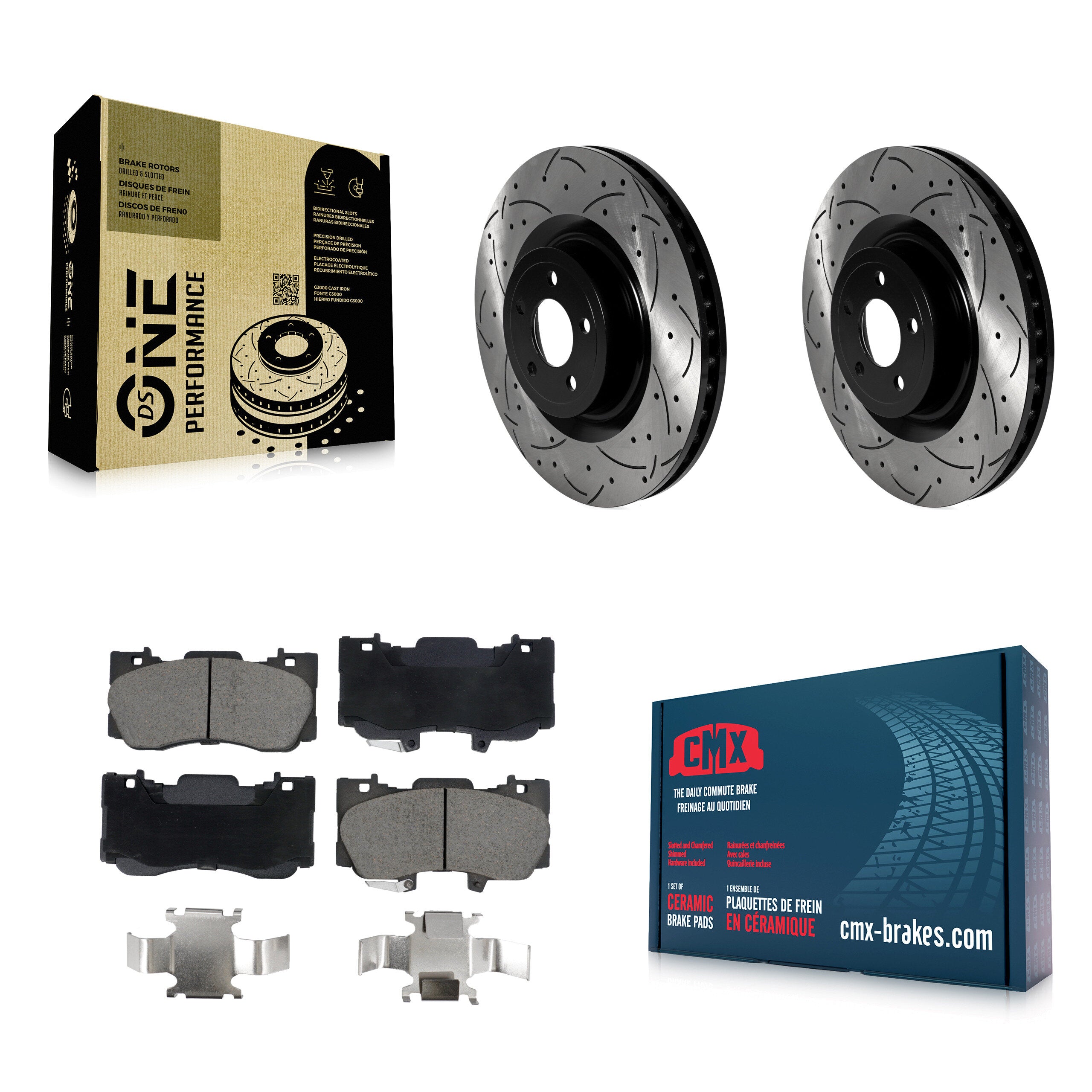 Transit Auto KDC-101102 Disc Brake Kit for 2020 Ford Mustang - Front product image