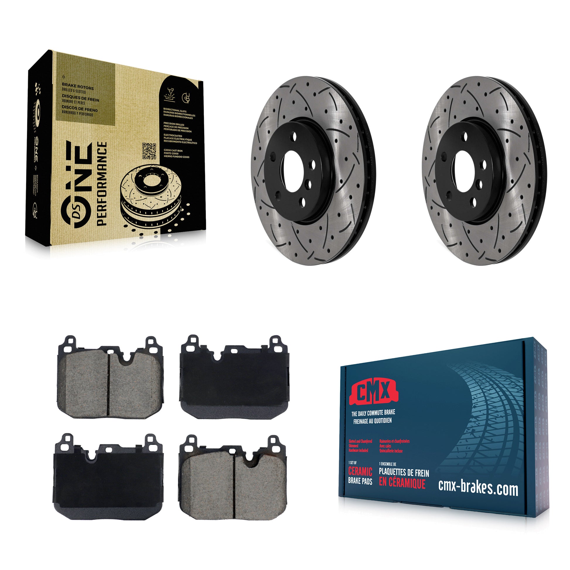 Transit Auto KDC-101103 Disc Brake Kit for 2017-2020 Mini Cooper Clubman - Front product image