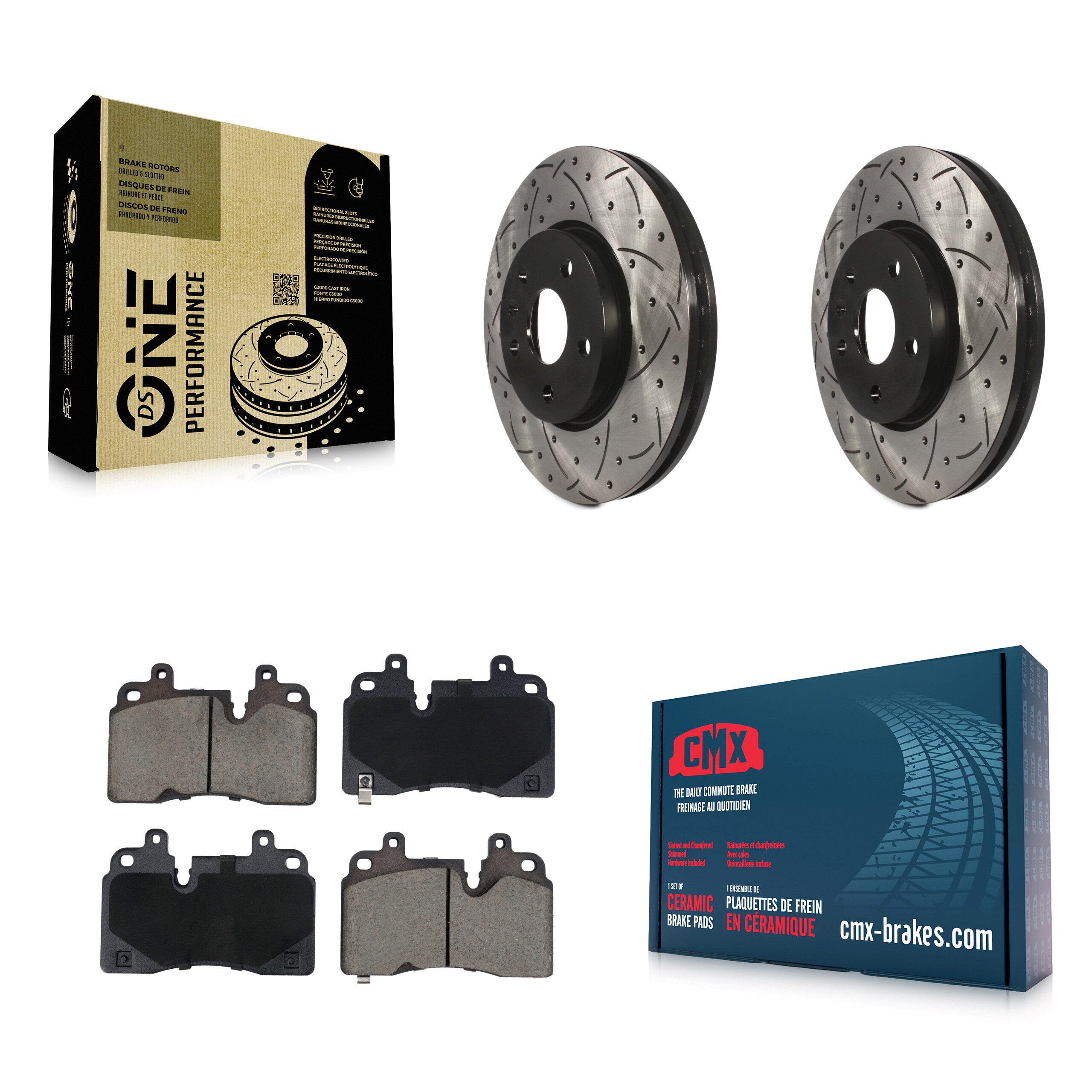 Transit Auto KDC-101105 Disc Brake Kit for 2020-2022 Chevrolet Corvette - Front product image