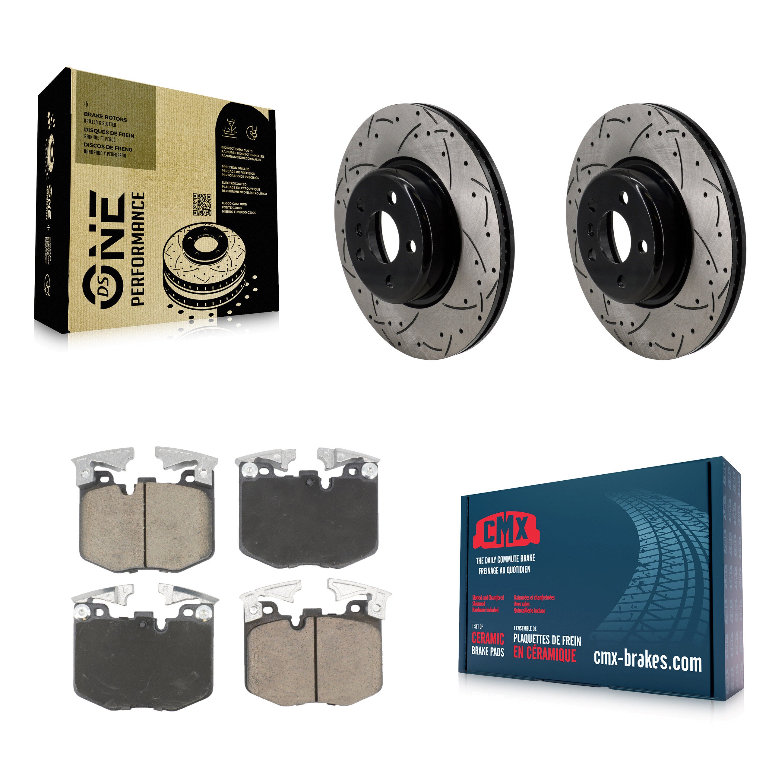 Transit Auto KDC-101111 Disc Brake Kit for 2021-2023 Toyota GR Supra - Front product image