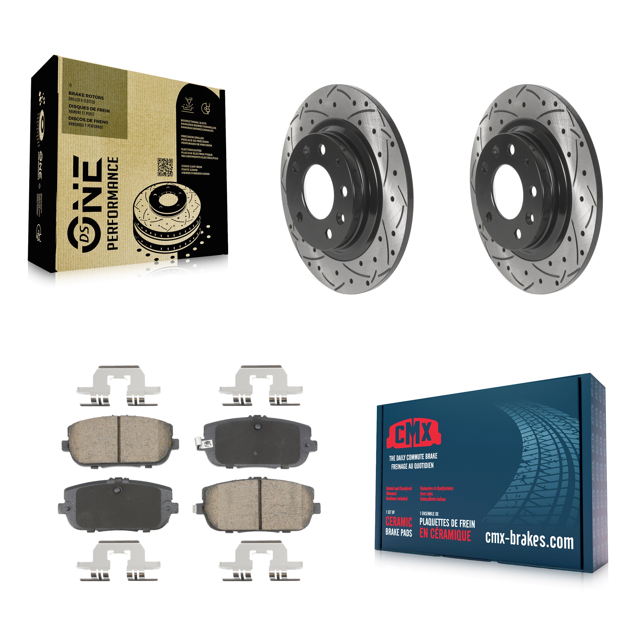 Transit Auto KDC-101114 Disc Brake Kit for 2006-2015 Mazda MX-5 Miata - Rear product image