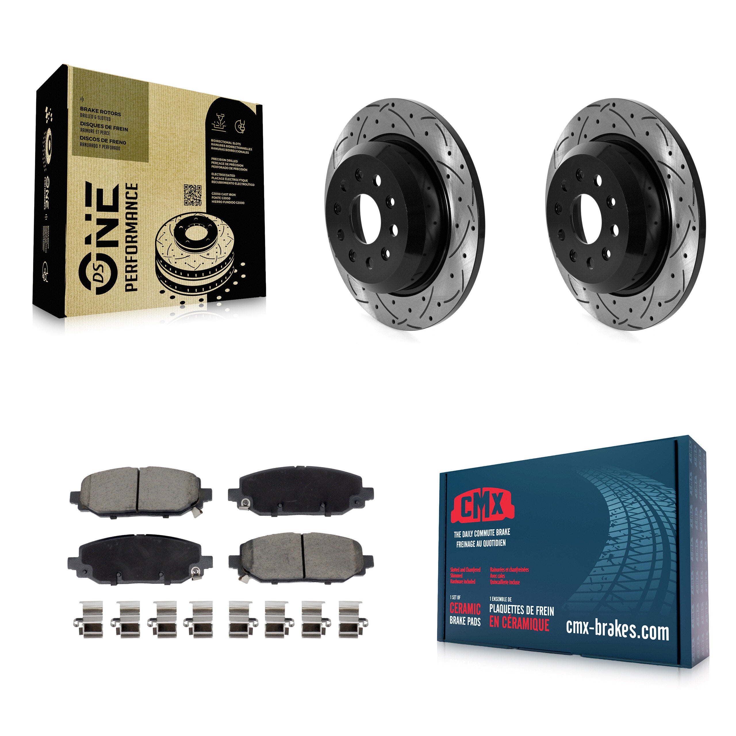 Transit Auto KDC-101117 Disc Brake Kit for 2018-2020 Jeep Wrangler - Rear product image