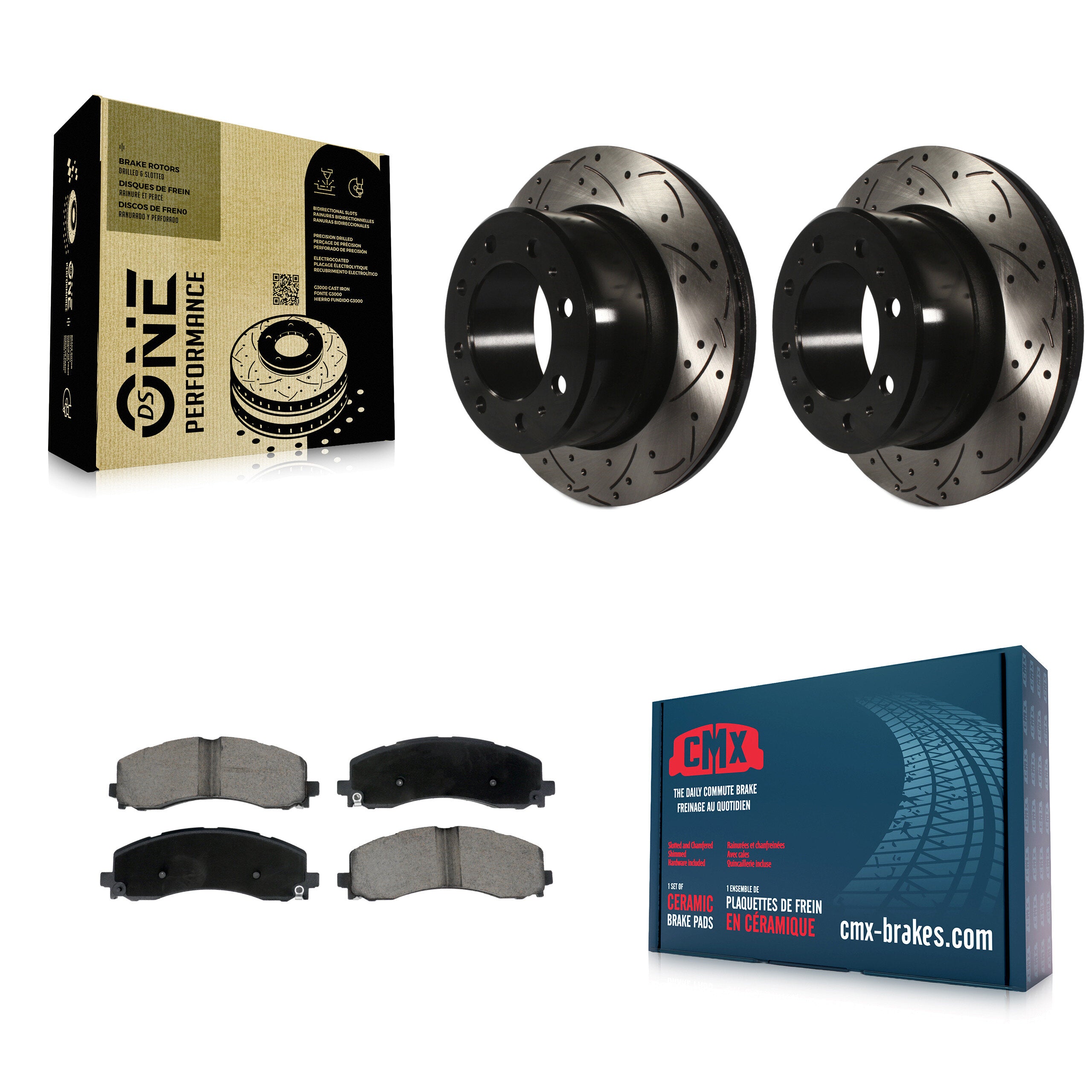 Transit Auto KDC-101118 Disc Brake Kit for 2019-2024 Ram 2500, Ram 3500 - Rear product image