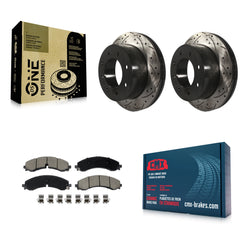 Transit Auto KDC-101119 Disc Brake Kit for 2020-2024 Chevrolet Silverado 2500 HD, Chevrolet Silverado 3500 HD, GMC Sierra 2500 HD & more - Rear product image