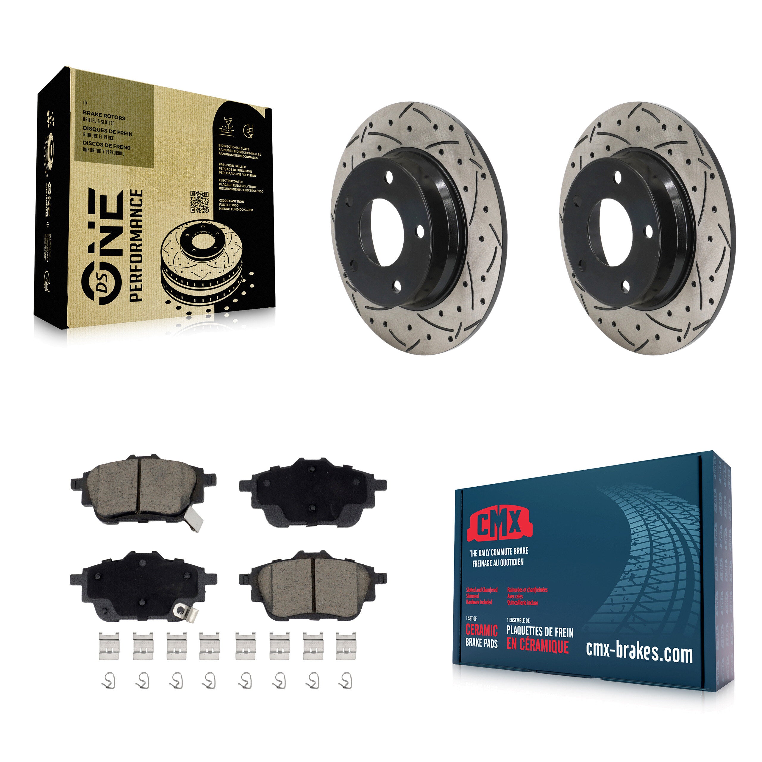 Transit Auto KDC-101120 Disc Brake Kit for 2020-2023 Nissan Sentra - Rear product image