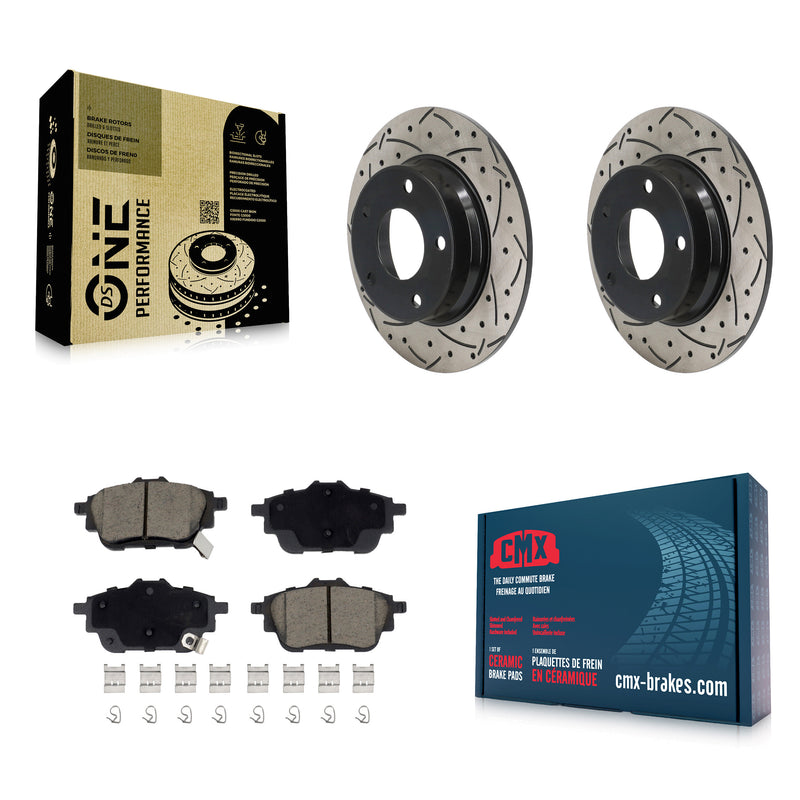 Transit Auto KDC-101120 Disc Brake Kit for 2020-2023 Nissan Sentra - Rear product image