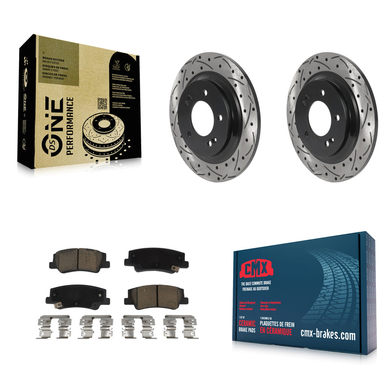 Transit Auto KDC-101121 Disc Brake Kit for 2020-2025 Hyundai Sonata, Kia Niro EV, Kia K5 - Rear product image