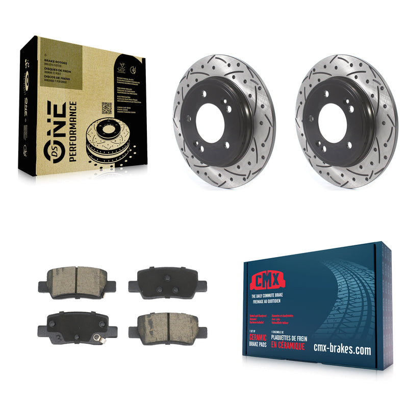 Transit Auto KDC-101122 Disc Brake Kit for 2021-2024 Hyundai Elantra - Rear product image