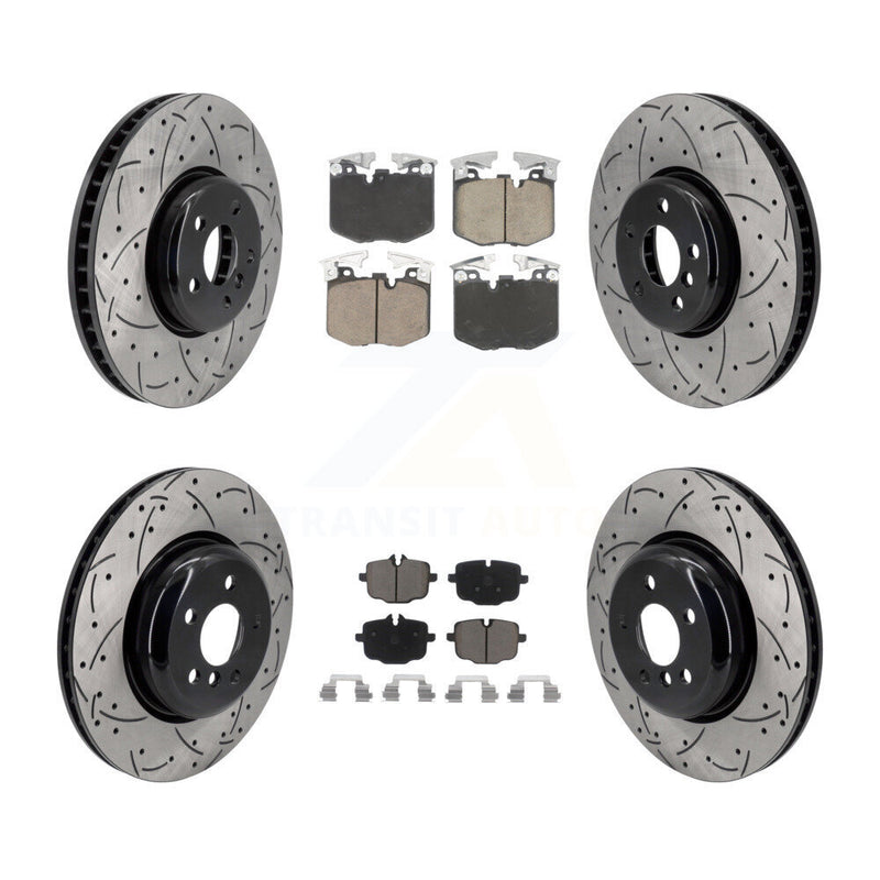 Transit Auto KDC-101129 Disc Brake Kit for 2018-2022 BMW iX, BMW 640i xDrive Gran Turismo - Front and Rear product image