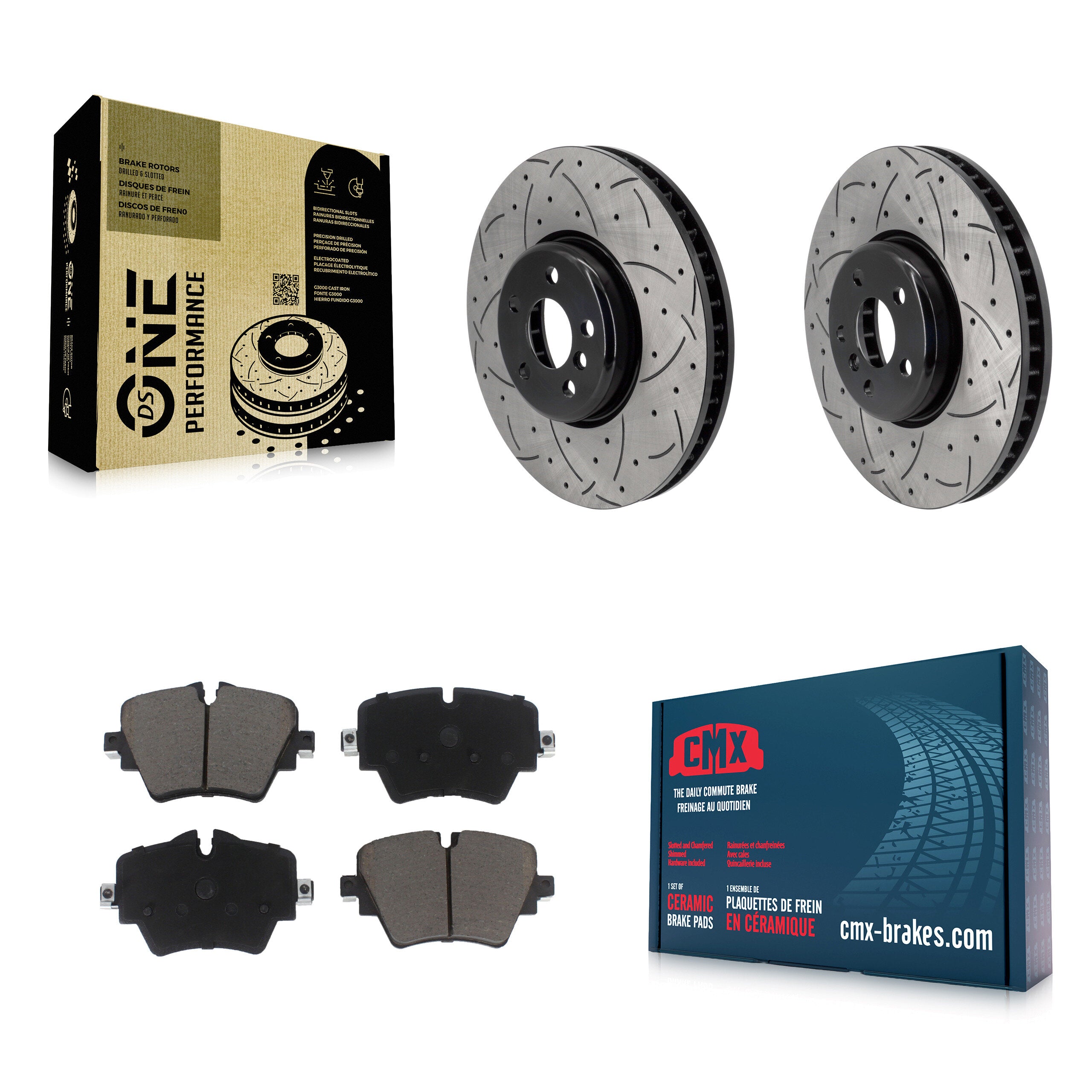 Transit Auto KDC-101132 Disc Brake Kit for 2021 Toyota GR Supra - Front product image