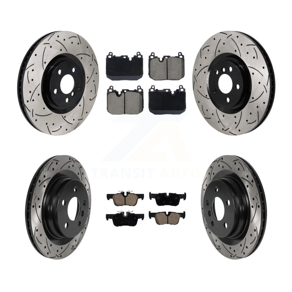 Transit Auto KDC-101134 Disc Brake Kit for 2019-2022 BMW 228i Gran Coupe, BMW 228i xDrive Gran Coupe, Mini Cooper Countryman - Front and Rear product image