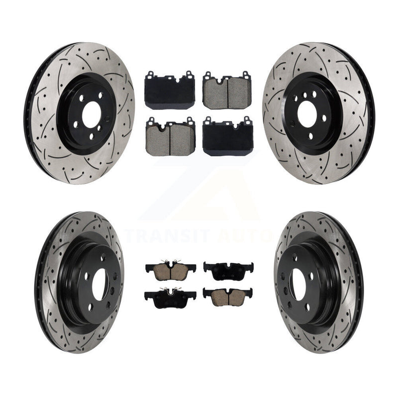 Transit Auto KDC-101134 Disc Brake Kit for 2019-2022 BMW 228i Gran Coupe, BMW 228i xDrive Gran Coupe, Mini Cooper Countryman - Front and Rear product image