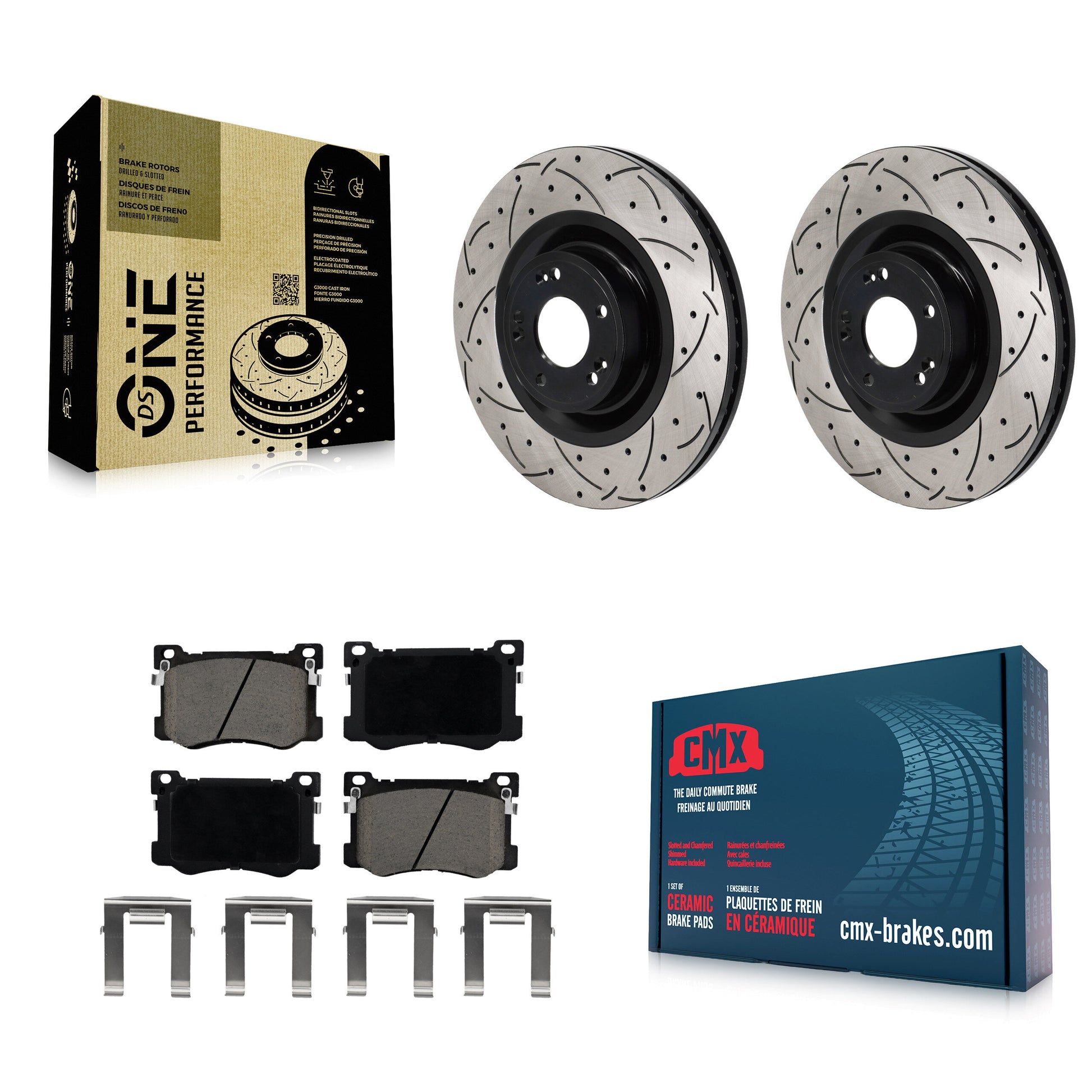 Transit Auto KDC-101138 Disc Brake Kit for 2015-2017 Genesis G80, Hyundai Genesis - Front product image