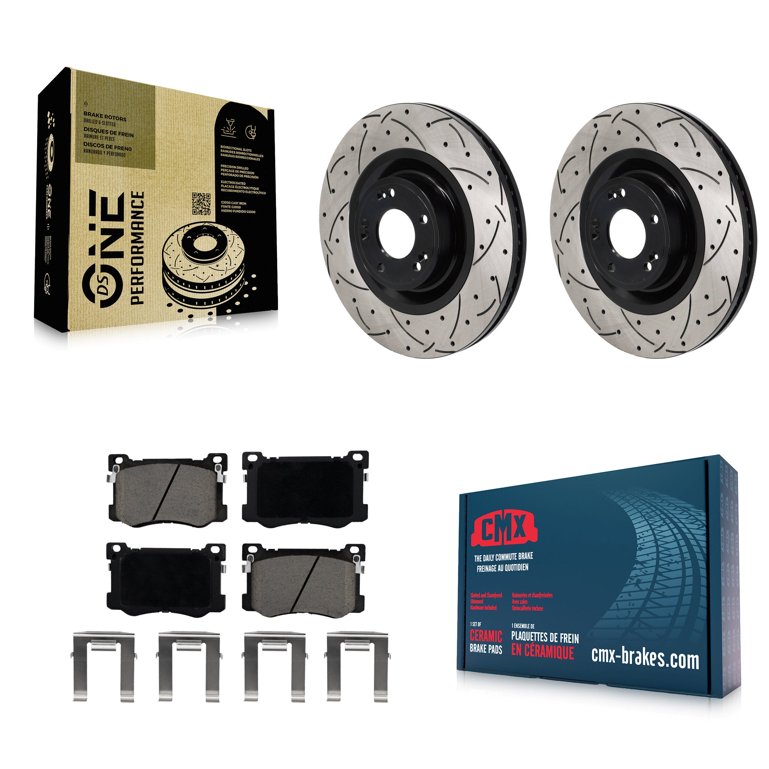 Transit Auto KDC-101138 Disc Brake Kit for 2015-2017 Genesis G80, Hyundai Genesis - Front product image