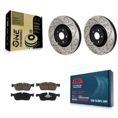 Transit Auto KDC-101141 Disc Brake Kit for 2016-2018 Jaguar E-Pace, Land Rover Discovery Sport - Front product image