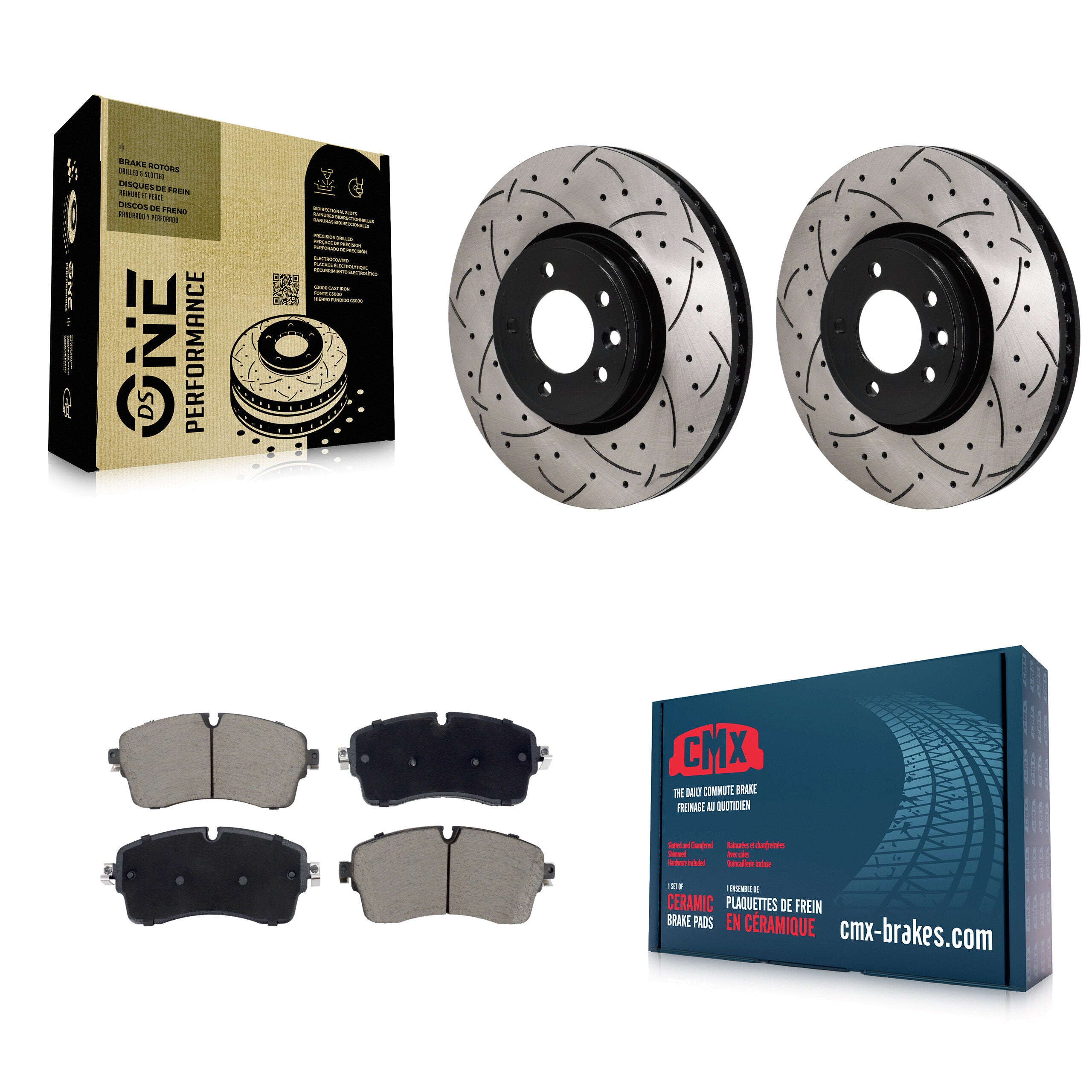 Transit Auto KDC-101142 Disc Brake Kit for 2018-2020 Land Rover Discovery, Land Rover Range Rover - Front product image