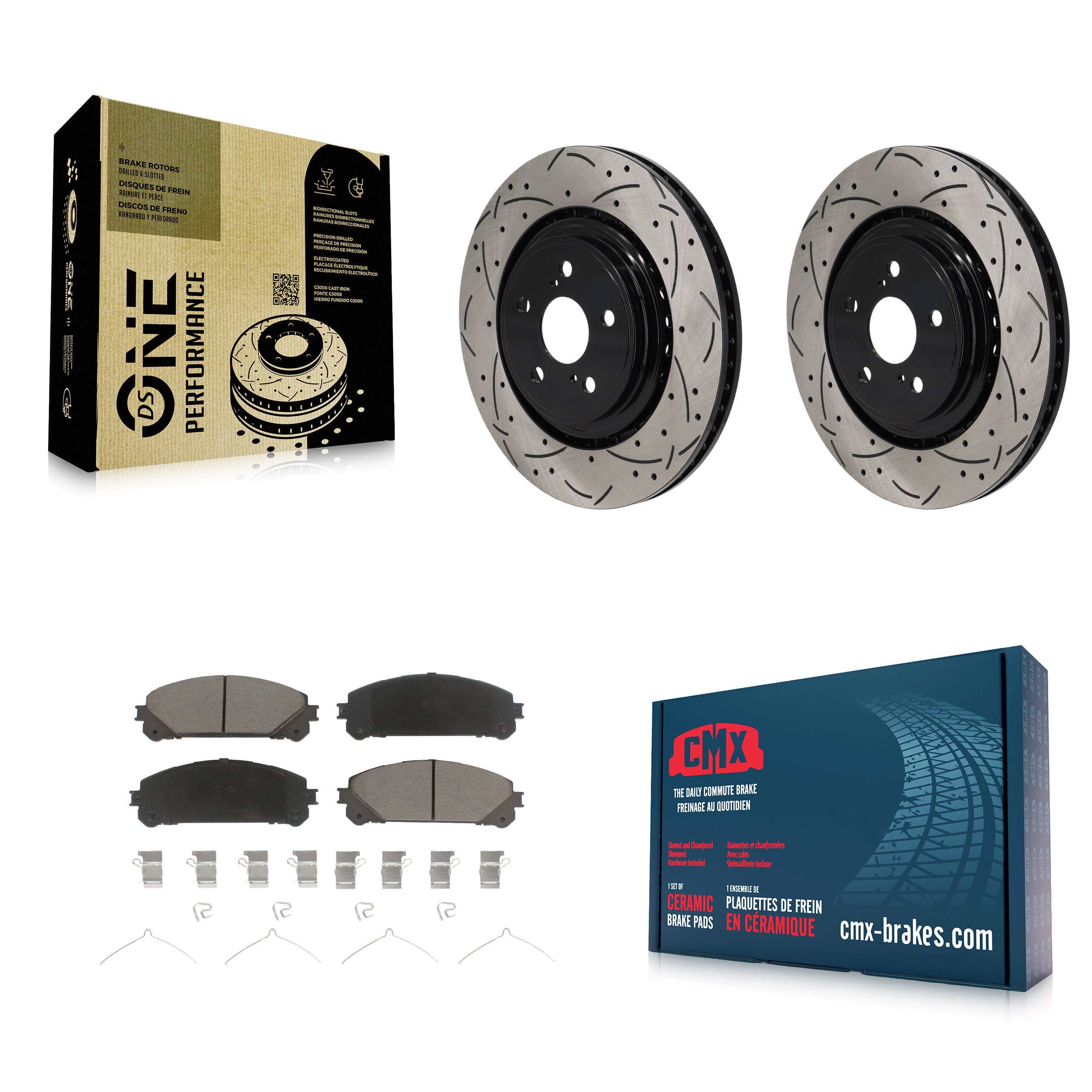 Transit Auto KDC-101147 Disc Brake Kit for 2020-2022 Toyota Highlander - Front product image