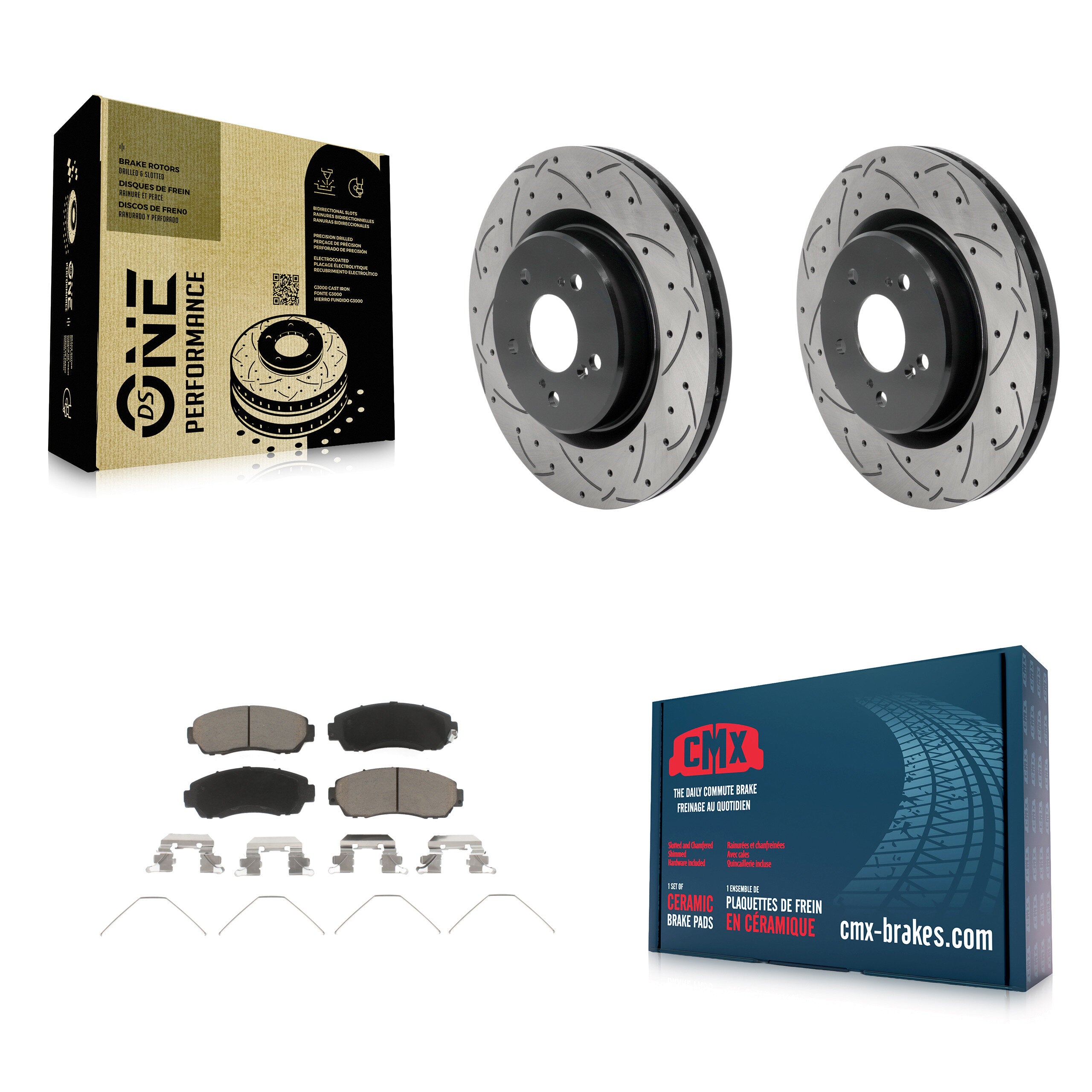 Transit Auto KDC-101148 Disc Brake Kit for 2021-2023 Acura TLX - Front product image