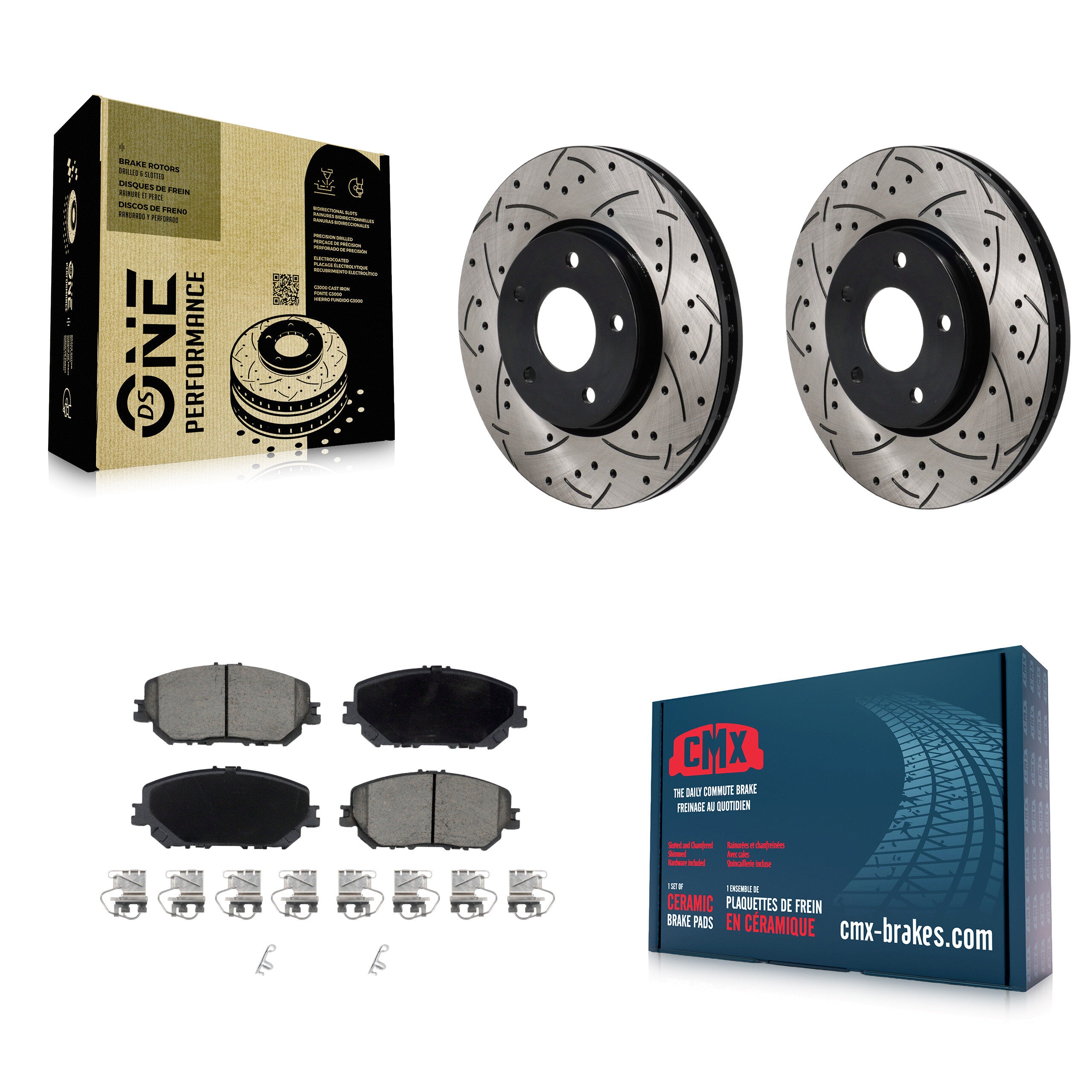 Transit Auto KDC-101149 Disc Brake Kit for 2021-2023 Nissan Rogue - Front product image