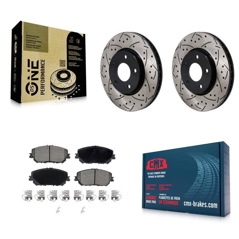 Transit Auto KDC-101149 Disc Brake Kit for 2021-2023 Nissan Rogue - Front product image