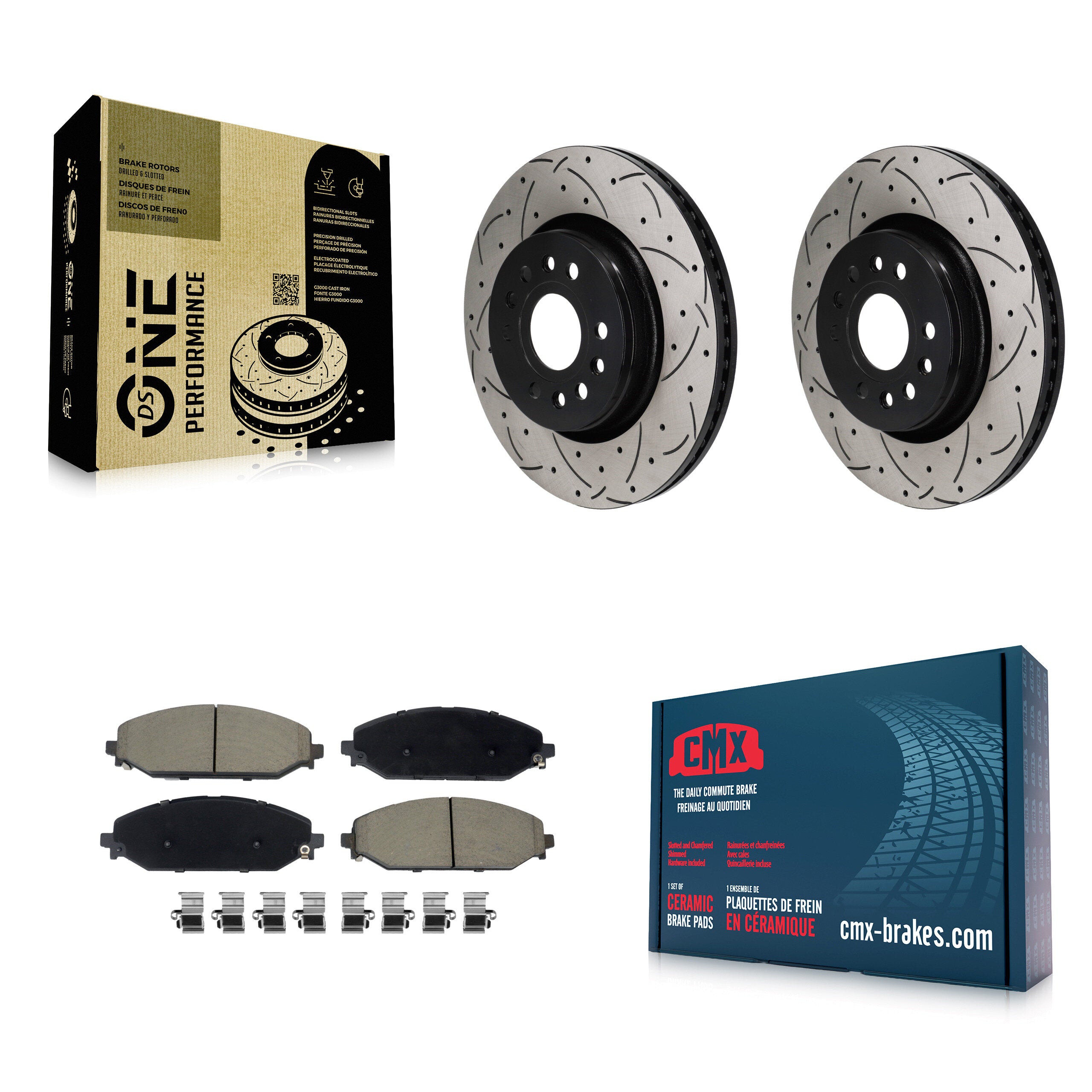 Transit Auto KDC-101152 Disc Brake Kit for 2021-2024 Jeep Grand Wagoneer L, Jeep Wagoneer L, Jeep Grand Wagoneer & more - Front product image