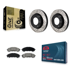 Transit Auto KDC-101158 Disc Brake Kit for 2019-2024 Ford Ranger, Ford Bronco - Front product image