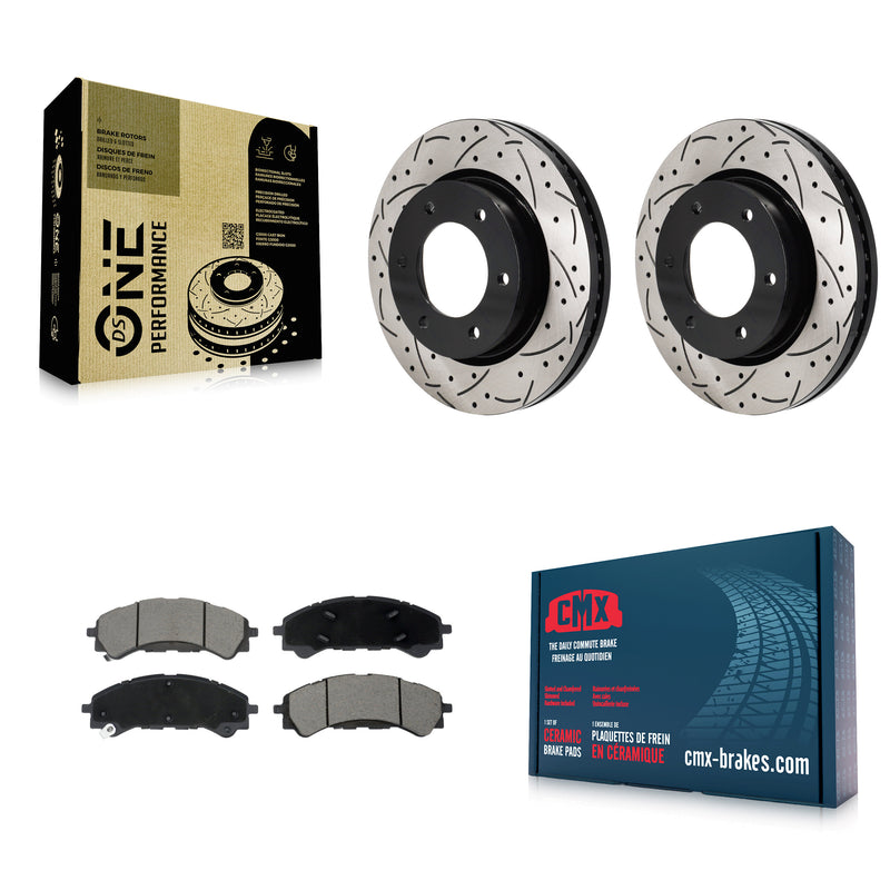 Transit Auto KDC-101158 Disc Brake Kit for 2019-2024 Ford Ranger, Ford Bronco - Front product image
