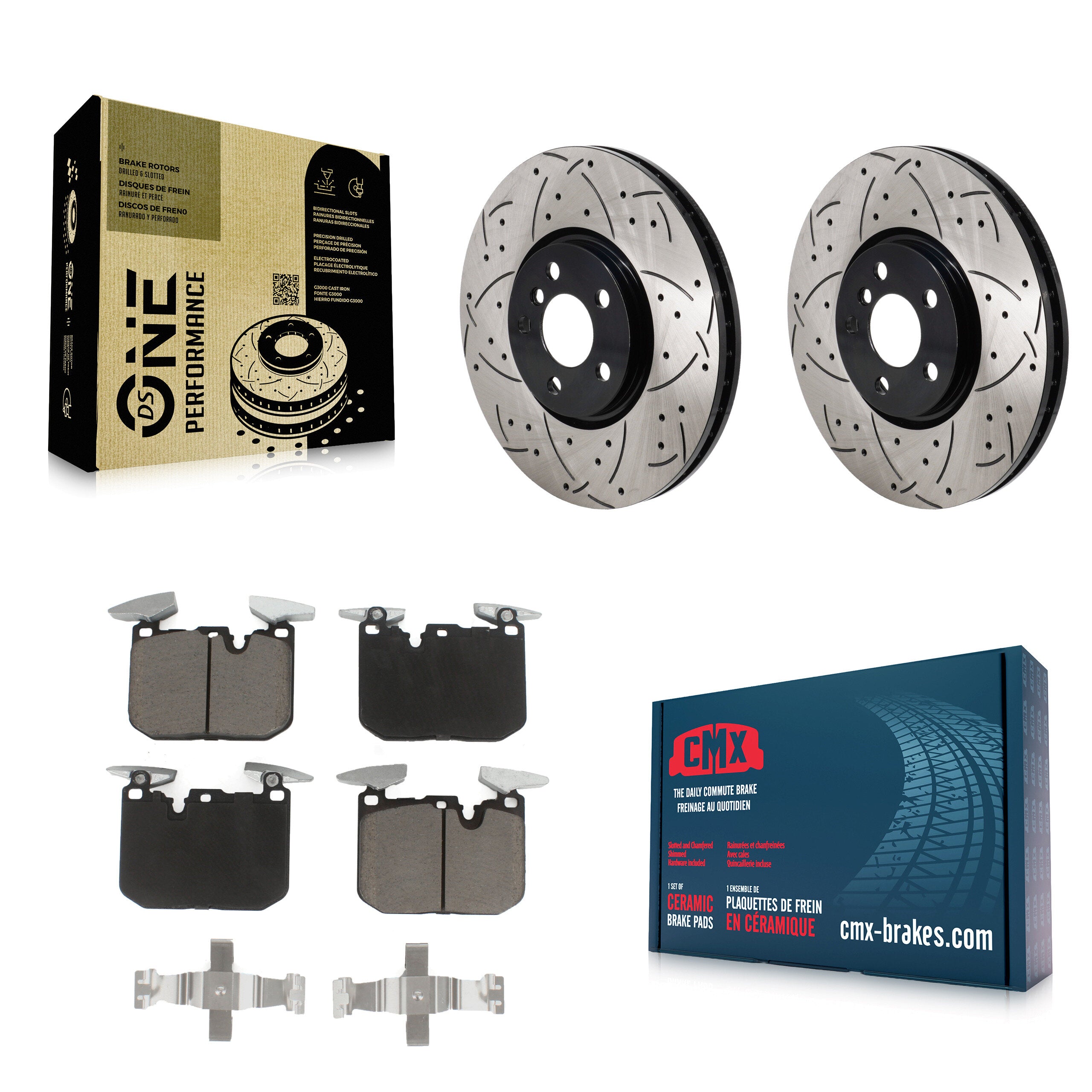 Transit Auto KDC-101162 Disc Brake Kit for 2020-2022 Mini Cooper - Front product image