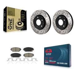 Transit Auto KDC-101163 Disc Brake Kit for 2019-2023 Mazda 3, Mazda 3 Sport - Front product image