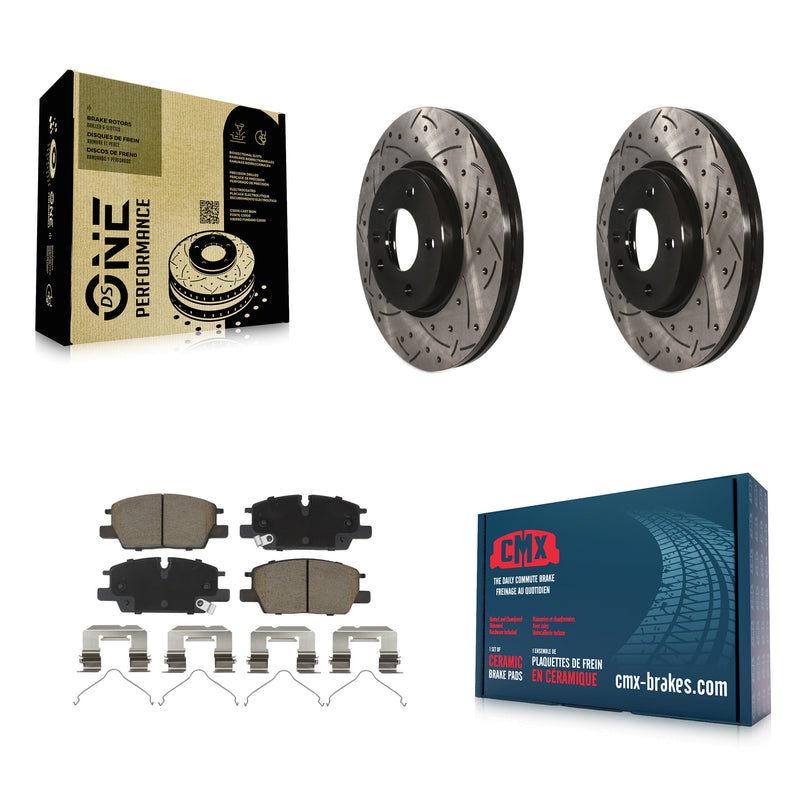 Transit Auto KDC-101170 Disc Brake Kit for 2020-2024 Buick Envista, Chevrolet Equinox, Chevrolet Trax & more - Front product image