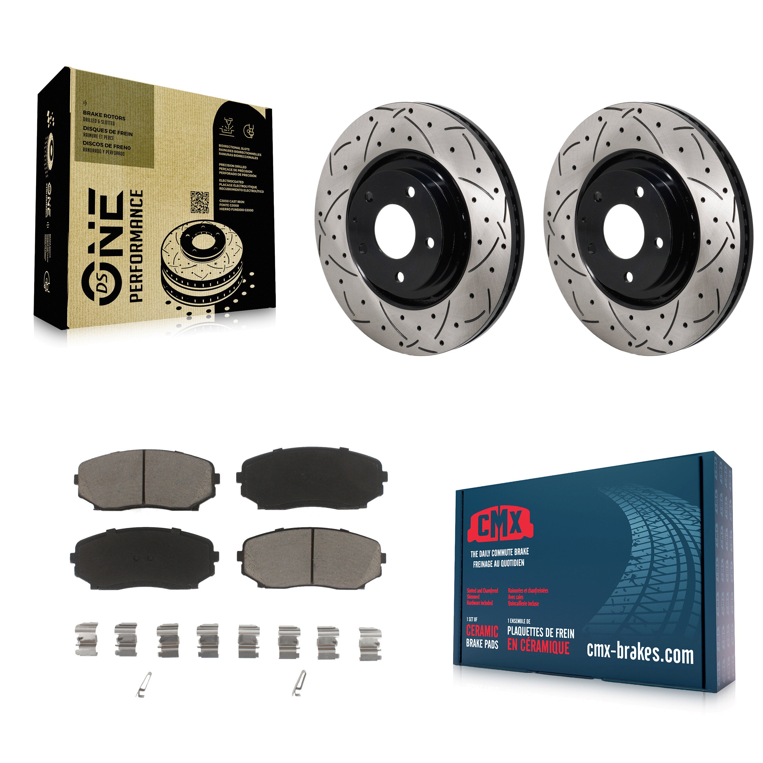Transit Auto KDC-101175 Disc Brake Kit for 2016-2024 Mazda CX-5, Mazda CX-9 - Front product image