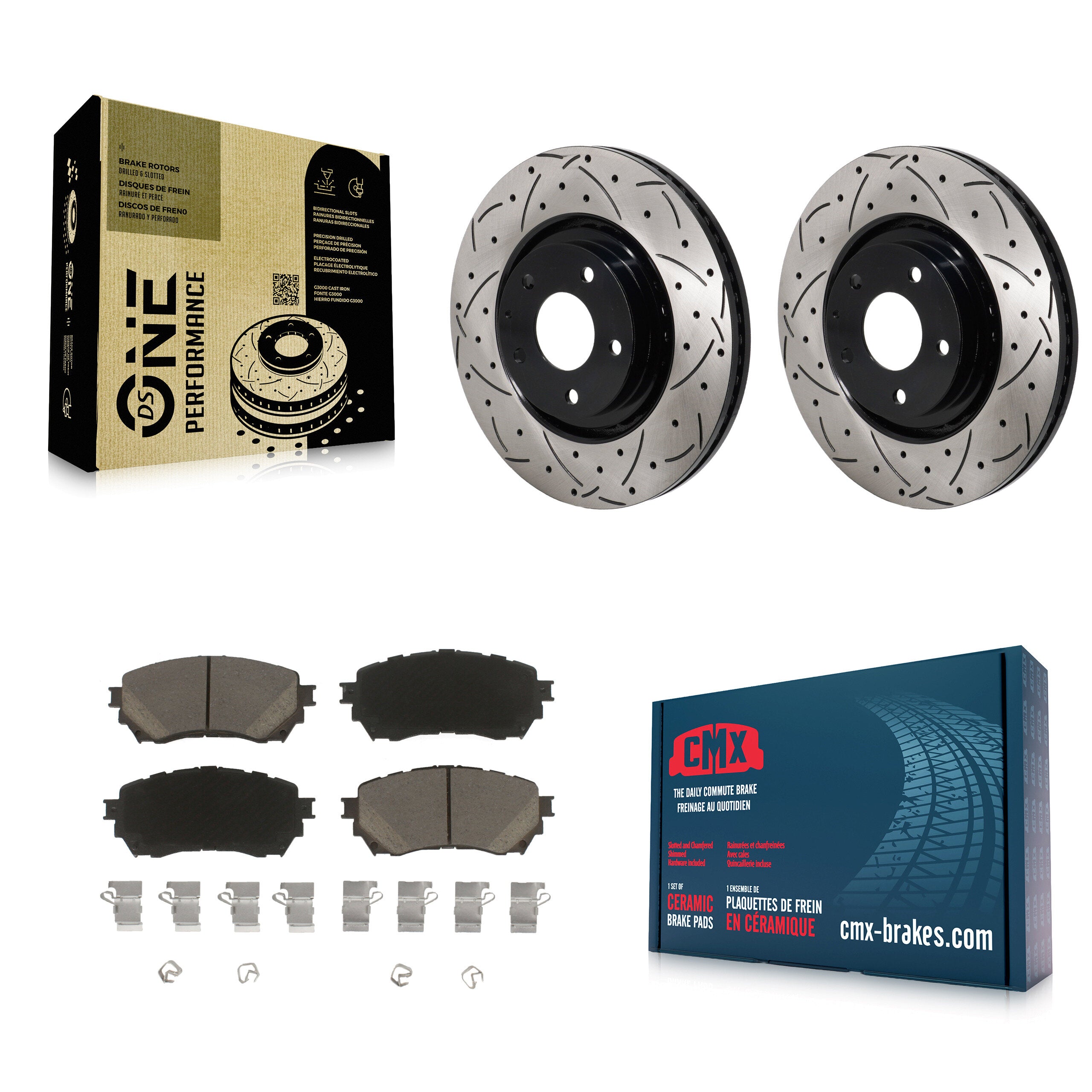 Transit Auto KDC-101176 Disc Brake Kit for 2021 Mazda 6 - Front product image
