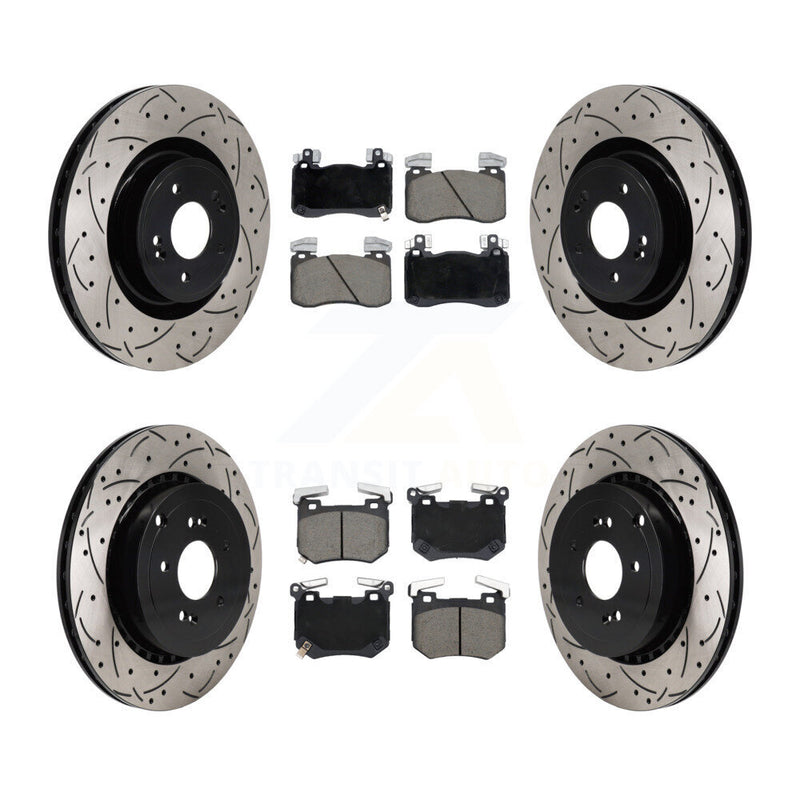 Transit Auto KDC-101181 Disc Brake Kit for 2018-2022 Genesis G70, Kia Stinger - Front and Rear product image