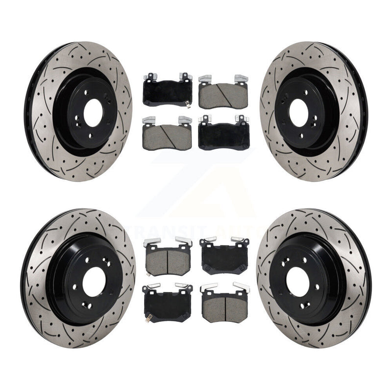 Transit Auto KDC-101182 Disc Brake Kit for 2022 Genesis G70 - Front and Rear product image